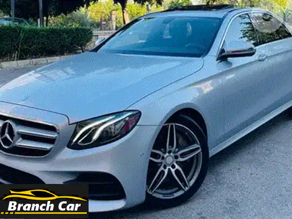 مرسيدس E-Class 2017 كالجديدة | ممشى قليل جداً | لون أسود ملكي | فخامة لا تضاهى