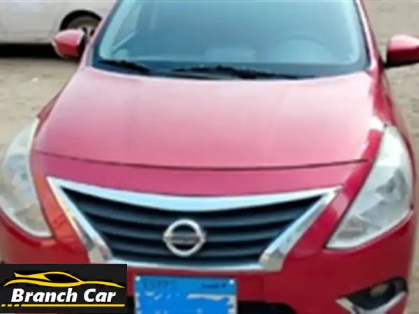 نيسان صني 2020 حمراء 🚗 أوتوماتيك | فابريكة بالكامل | 84 ألف كم فقط!