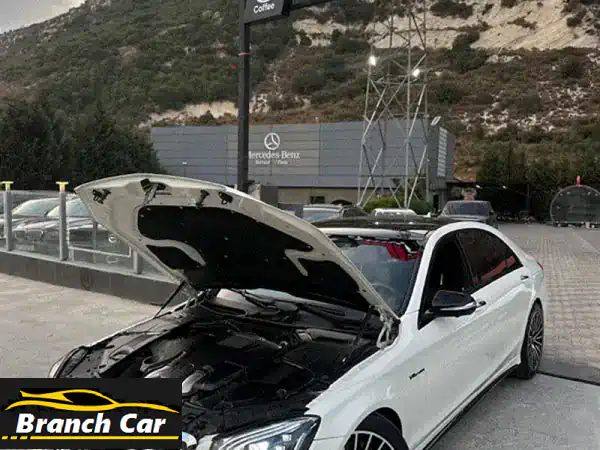 مرسيدس S-Class 2017 أبيض S550 (شكل S63 2020) - فخامة...