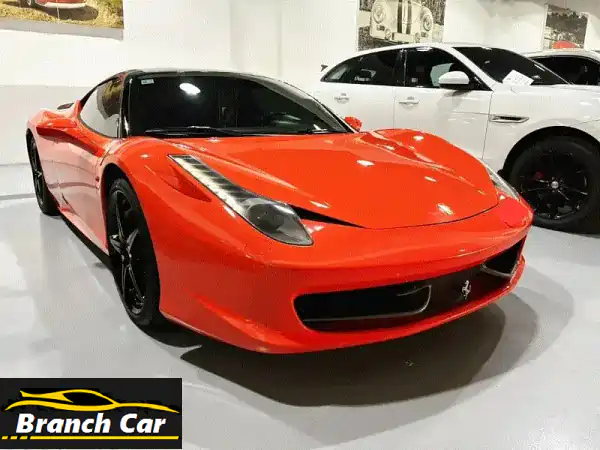 فيراري 458 إيطاليا 2012 الأصلية: أسطورة V8 بتنفس طبيعي...