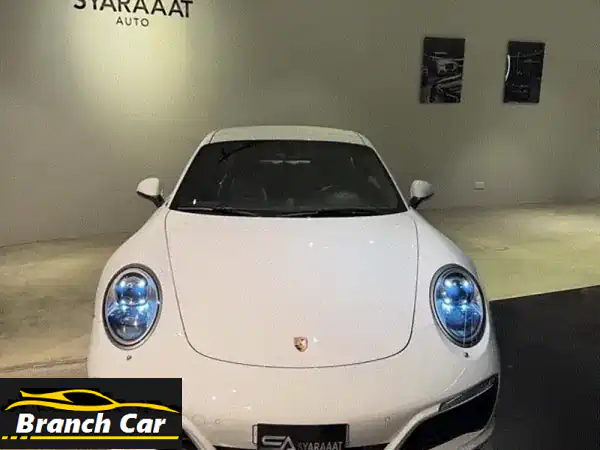 بورش 911 كاريرا S 2018 | أسطورة بيضاء بضمان الوكالة...