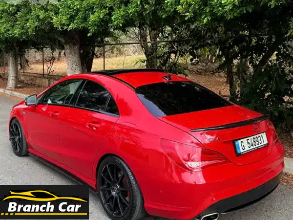 مرسيدس CLA200 2016 حمراء نارية | أداء Stage 1 | كاربون...