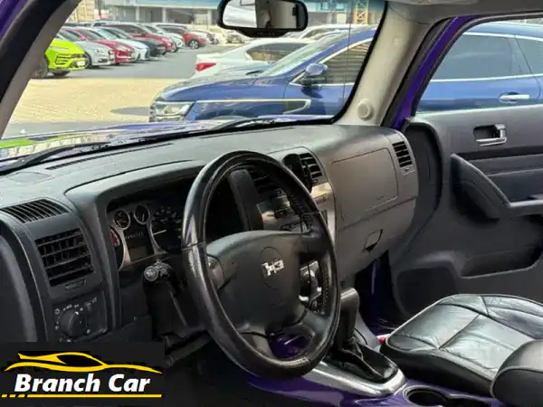 للبيع هامر h3 خليجي موديل 2008، معدل بلون مميز، نظام تعليق، وعجلات مقاس 26 بوصة.