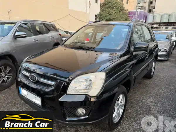 كيا سبورتاج 2009 أسود: 117 ألف كم فقط! دفع رباعي،...