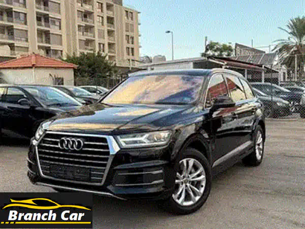 أودي Q7 2017 أسود فاخر بحالة الوكالة | بانوراما | 7 مقاعد | كاميرات 360 | فرصة لا تعوض!