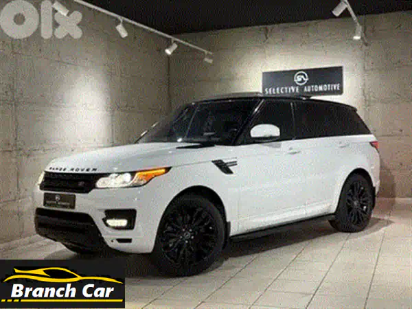 لاند روفر رينج روفر سبورت 2014 سوداء V8 سوبرتشارج - محرك مجدد بالكامل! كارفكس نظيف