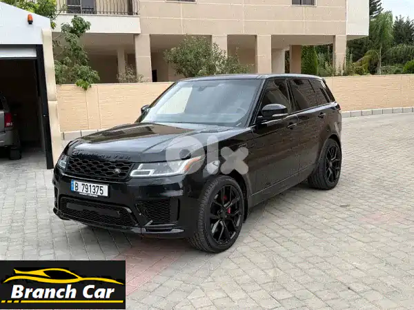 لاند روفر رينج روفر سبورت 2014 سوداء V8 سوبرتشارج -...