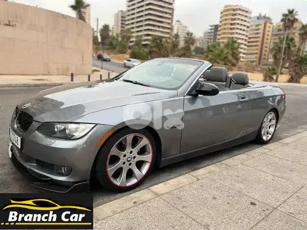 للبيع: بي ام دبليو 328i E93 كشف 2009 - تحفة رمادية بأداء...