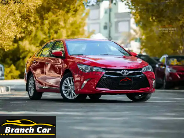تويوتا كامري 2017 حمراء فل أوبشن للبيع بالبحرين...