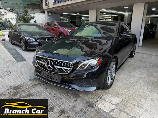 مرسيدس E400 كوبيه 2018 للبيع: فخامة سوداء وأداء V6...