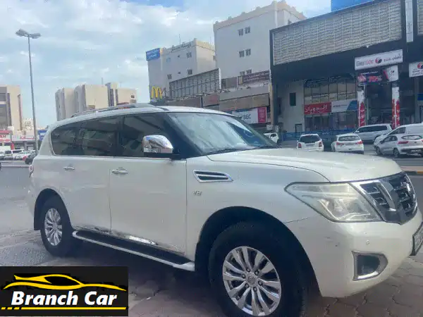 نيسان باترول 2014 SE أبيض: أسطورة القوة...