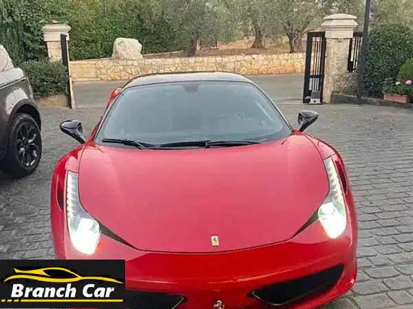 امتلك الأسطورة: فيراري 458 موديل 2012 حمراء - بضمان...