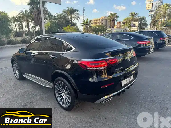 مرسيدس GLC300 كوبيه AMG 2020 | فخامة سوداء كاملة المواصفات...