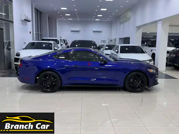 فورد موستنج 2016 أزرق | قوة 2.3L، صيانة وكالة، بحريني | السعر قابل للتفاوض!