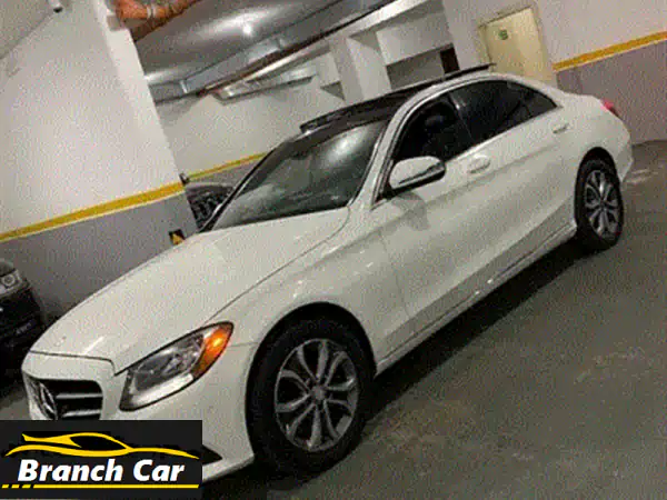 امتلك الأناقة والقوة! مرسيدس C300 AMG 2017 بيضاء - قيادة استثنائية بانتظارك!