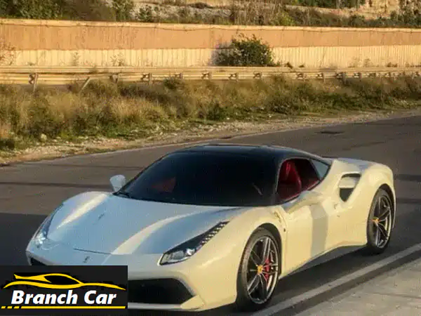 فيراري 488 GTB 2016 بيضاء: نظيفة كلياً، أميال نادرة، سعر...