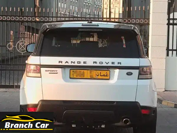 رنج روفر سبورت 2015 V8 أبيض - قمة الفخامة والأداء في مسقط...