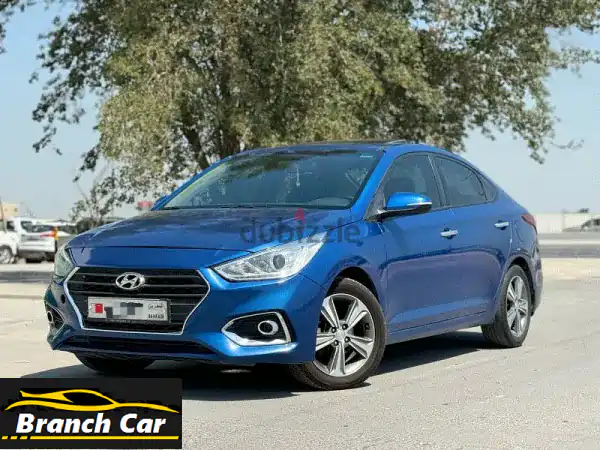 هيونداي أكسنت 2020 سوداء | فل أوبشن، ممشى قليل،...