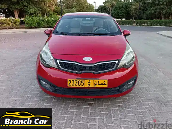 فرصة لا تفوت! كيا ريو 2014 حمراء خليجي | أوتوماتيك...