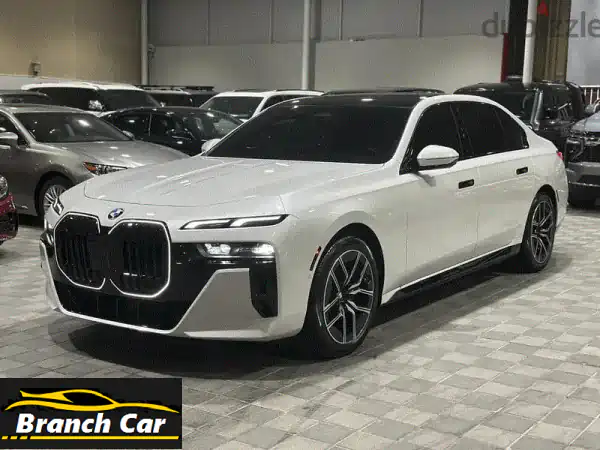فرصة العمر: BMW 740i M Kit 2025 بيضاء | الفئة السابعة الجديدة...