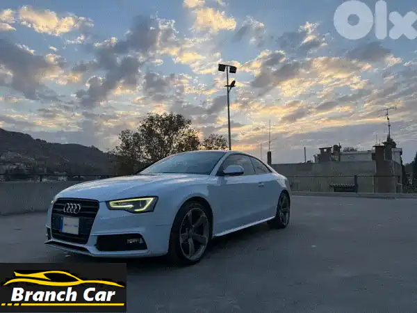 أودي A5 S-Line كواترو 2014 بيضاء | 2.0T كوبيه رياضية...