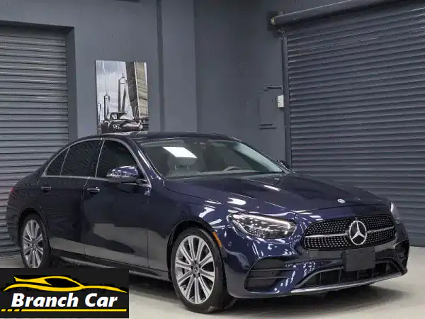 امتلك فخامة مرسيدس E 350 2023 الزرقاء: 12 ألف كم فقط | تمويل...