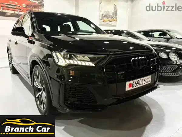 أودي Q7 S-Line 2023 بلاك إيديشن | وكالة البحرين، ضمان...