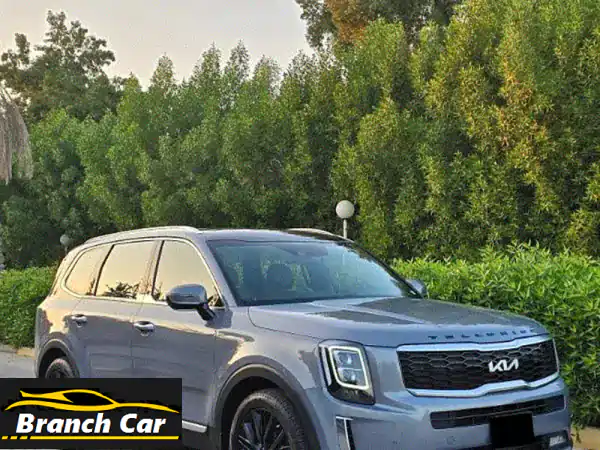 كيا تيلورايد 2021 GT-Line Black Edition رمادي - مالك واحد،...