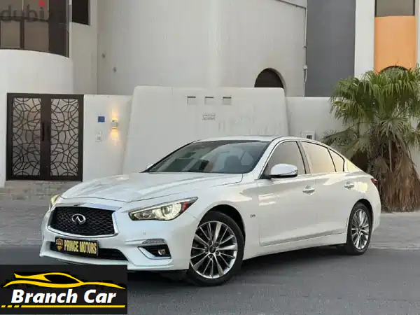 أداء استثنائي ورفاهية متكاملة: إنفينيتي Q50 2018 بيضاء...