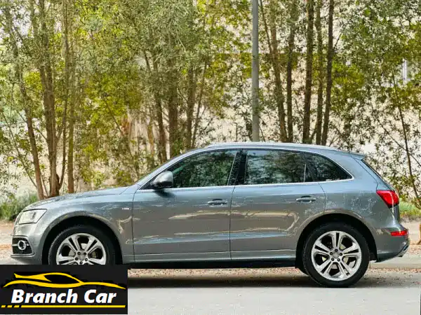 أودي Q5 2014 فل كامل للبيع: رفاهية SUV رمادية بحالة الوكالة | سقف بانوراما وتسجيل لـ 2026!