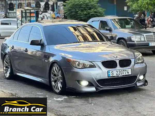 فرصة ذهبية: BMW E60 (525i بمظهر M5 أصلي!) موديل 2005...