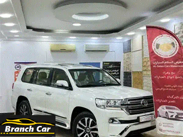 فرصة لا تكرر! تويوتا لاندكروزر 2019 VXR خليجي أبيض - قوة، فخامة، واعتمادية (157 ألف كم)