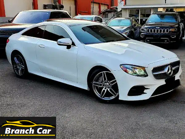 مرسيدس E400 كوبيه AMG 4MATIC 2018 بيضاء - الأجمل بلبنان -...
