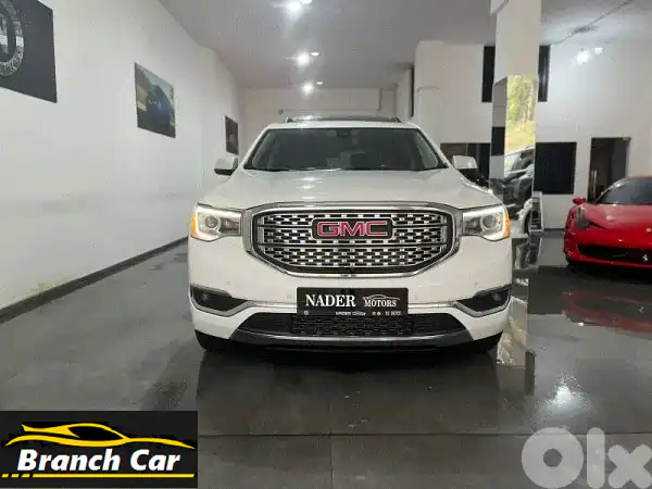 فخامة الأداء بسعر استثنائي: GMC Acadia Denali 2017 V6 فل كامل...