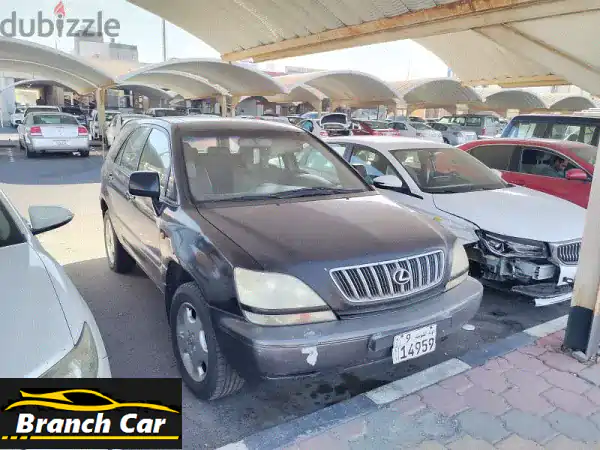 فرصة ذهبية! لكزس RX300 موديل 2002 - ذهبي، صيانة منتظمة،...