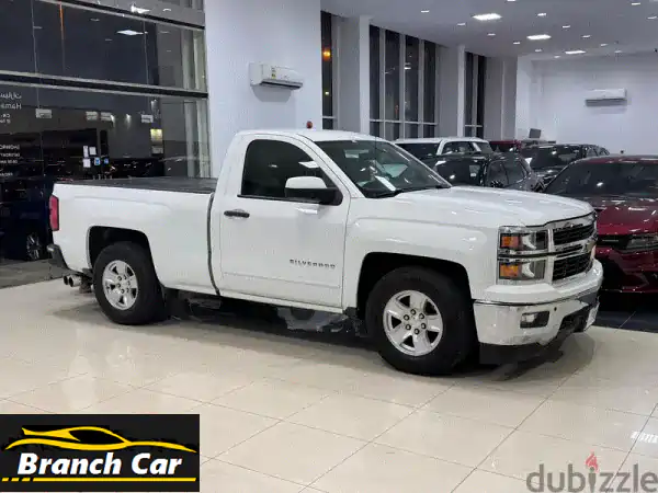 شيفروليه سيلفرادو 2015 أبيض للبيع | بيك أب Mid Option...