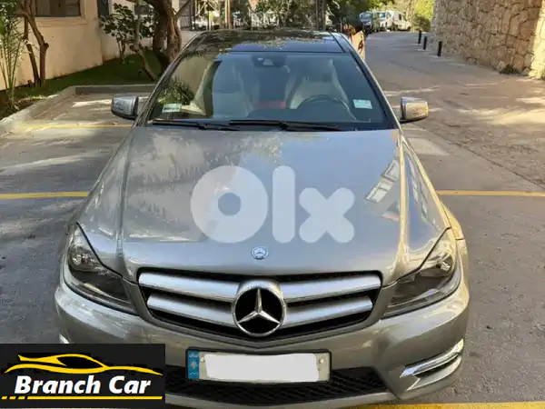 مرسيدس C250 كوبيه 2012 رمادي فاخرة | سقف بانوراما |...