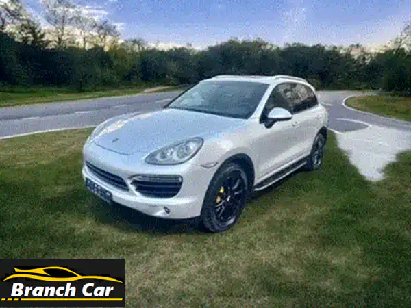 فرصة ذهبية: بورش كايين S 2011 أسود – فخامة وأداء رياضي بجلد بيج راقي!