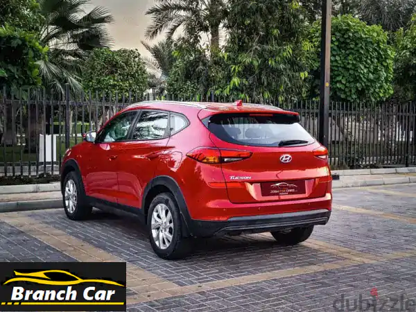 هيونداي توسان 2020 حمراء Mid Option: فخامة، أمان، وصيانة وكالة (مالك واحد)