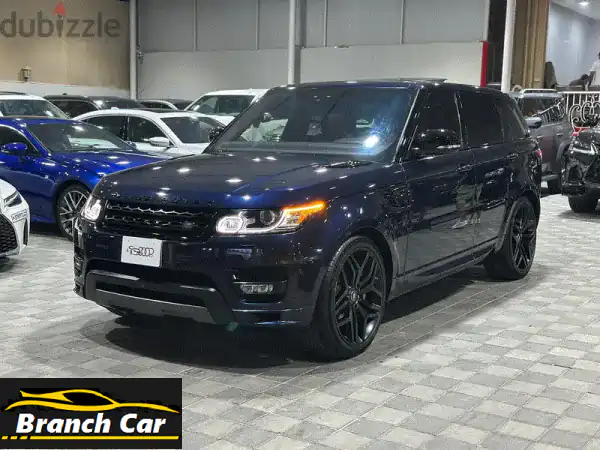 رنج روفر سبورت 2017 V6 سوبرتشارج | مالك أول، فل...