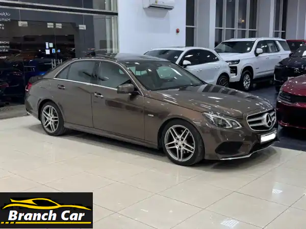 امتلك الفخامة بذكاء: مرسيدس E300 موديل 2016...