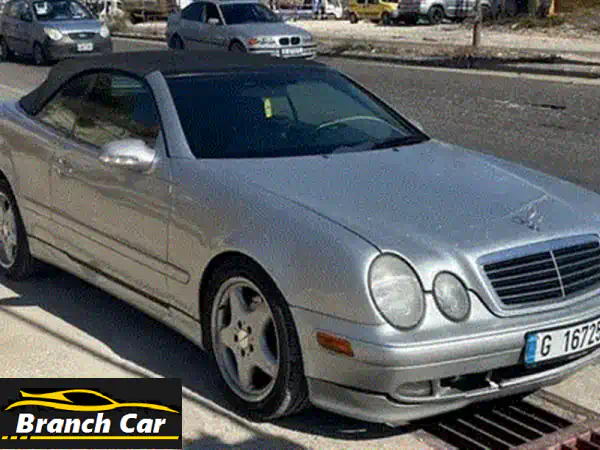 مرسيدس CLK 2003 رمادي للبيع: أناقة وفخامة بحالة ممتازة | فرصة لا تعوض!