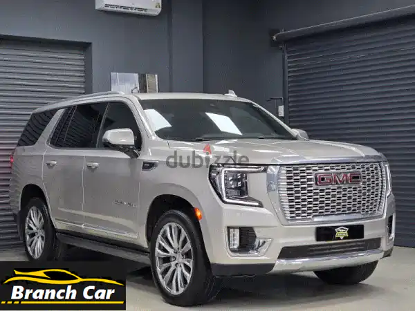 GMC Yukon Denali 2021 ذهبي فاخر - وارد أمريكا 72 ألف كم، تمويل...