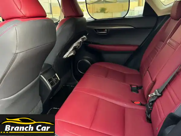 تألّق وفخامة: لكزس NX300 موديل 2021 فئة AA الفاخرة - رمادي بجلد أحمر جذّاب!