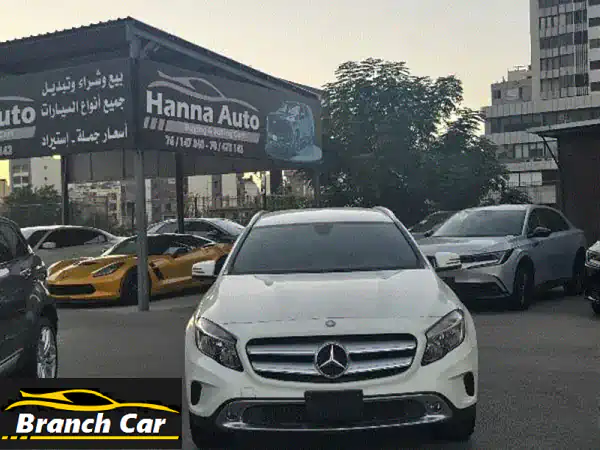 فرصة لا تعوض! مرسيدس GLA 2017 بيضاء: نظافة الوكالة...
