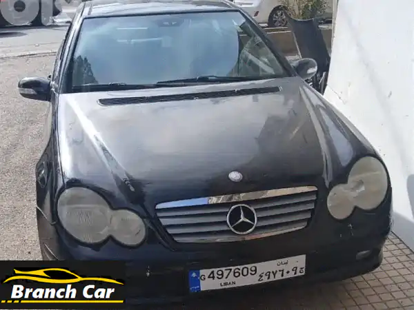 مرسيدس C230 كمبريسور 2002 أسود | حالة ممتازة، فحص...