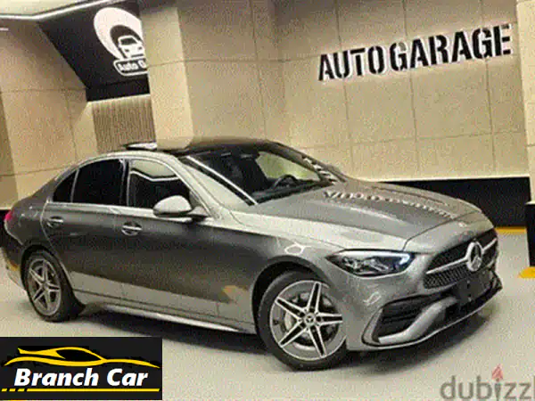 مرسيدس C180 AMG 2023 وكيل | زيرو حقيقي | رمادي | 10000 كم - لا تفوتها!