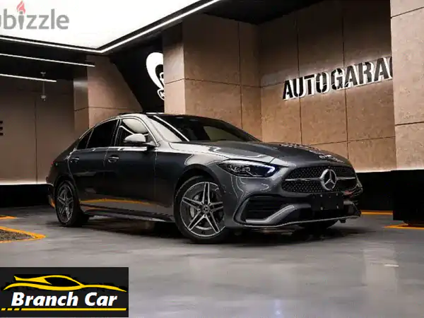 مرسيدس C180 AMG 2023 وكيل | زيرو حقيقي | رمادي | 10000 كم -...