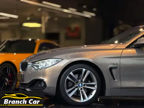 فرصة ذهبية: BMW الفئة الرابعة 2015 (428i سبورت) وكالة البحرين | فل أوبشن، ذهبي أنيق!