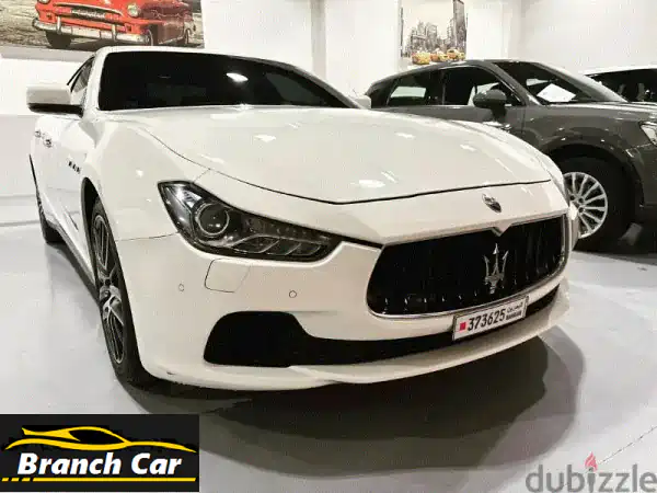 فرصة ذهبية: مازيراتي جيبلي 2015 أبيض - فل كامل، 330...